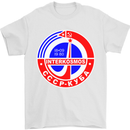 INTERKOSMOS CCCP Soviet Space USSR Logo Mens T-Shirt Cotton Gildan White