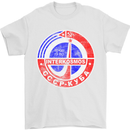 INTERKOSMOS CCCP Soviet Space USSR Logo Mens T-Shirt Cotton Gildan White