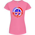 INTERKOSMOS CCCP Soviet Space USSR Logo Womens Petite Cut T-Shirt Azalea