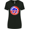 INTERKOSMOS CCCP Soviet Space USSR Logo Womens Wider Cut T-Shirt Black