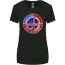 INTERKOSMOS CCCP Soviet Space USSR Logo Womens Wider Cut T-Shirt Black
