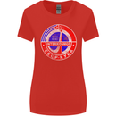 INTERKOSMOS CCCP Soviet Space USSR Logo Womens Wider Cut T-Shirt Red
