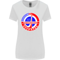 INTERKOSMOS CCCP Soviet Space USSR Logo Womens Wider Cut T-Shirt White