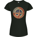 INTERKOSMOS Logo CCCP  Soviet Space USSR Womens Petite Cut T-Shirt Black