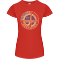INTERKOSMOS Logo CCCP  Soviet Space USSR Womens Petite Cut T-Shirt Red