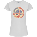 INTERKOSMOS Logo CCCP  Soviet Space USSR Womens Petite Cut T-Shirt White