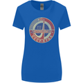 INTERKOSMOS Logo CCCP  Soviet Space USSR Womens Wider Cut T-Shirt Royal Blue