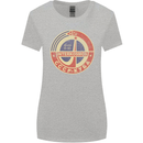 INTERKOSMOS Logo CCCP  Soviet Space USSR Womens Wider Cut T-Shirt Sports Grey