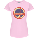 INTERKOSMOS Logo Soviet Space USSR CCCP Womens Petite Cut T-Shirt Light Pink