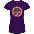 INTERKOSMOS Logo Soviet Space USSR CCCP Womens Petite Cut T-Shirt Purple