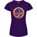 INTERKOSMOS Logo Soviet Space USSR CCCP Womens Petite Cut T-Shirt Purple