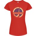 INTERKOSMOS Logo Soviet Space USSR CCCP Womens Petite Cut T-Shirt Red