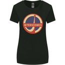 INTERKOSMOS Logo Soviet Space USSR CCCP Womens Wider Cut T-Shirt Black