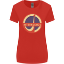 INTERKOSMOS Logo Soviet Space USSR CCCP Womens Wider Cut T-Shirt Red