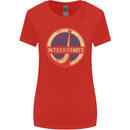 INTERKOSMOS Logo Soviet Space USSR CCCP Womens Wider Cut T-Shirt Red