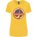 INTERKOSMOS Logo Soviet Space USSR CCCP Womens Wider Cut T-Shirt Yellow