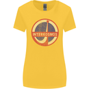 INTERKOSMOS Logo Soviet Space USSR CCCP Womens Wider Cut T-Shirt Yellow