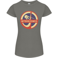 INTERKOSMOS Sputnik Soviet Space USSR CCCP Womens Petite Cut T-Shirt Charcoal