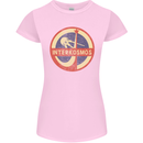 INTERKOSMOS Sputnik Soviet Space USSR CCCP Womens Petite Cut T-Shirt Light Pink