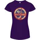 INTERKOSMOS Sputnik Soviet Space USSR CCCP Womens Petite Cut T-Shirt Purple