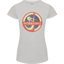 INTERKOSMOS Sputnik Soviet Space USSR CCCP Womens Petite Cut T-Shirt Sports Grey