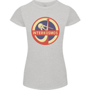 INTERKOSMOS Sputnik Soviet Space USSR CCCP Womens Petite Cut T-Shirt Sports Grey