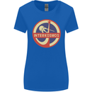 INTERKOSMOS Sputnik Soviet Space USSR CCCP Womens Wider Cut T-Shirt Royal Blue