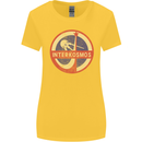 INTERKOSMOS Sputnik Soviet Space USSR CCCP Womens Wider Cut T-Shirt Yellow