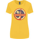 INTERKOSMOS Sputnik Soviet Space USSR CCCP Womens Wider Cut T-Shirt Yellow