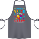 I Am His Voice He My Heart Autism Autistic Cotton Apron 100% Organic Steel