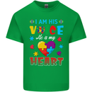I Am His Voice He My Heart Autism Autistic Kids T-Shirt Childrens Irish Green
