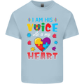 I Am His Voice He My Heart Autism Autistic Kids T-Shirt Childrens Light Blue