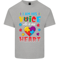 I Am His Voice He My Heart Autism Autistic Kids T-Shirt Childrens Sports Grey
