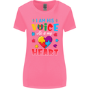 I Am His Voice He My Heart Autism Autistic Womens Wider Cut T-Shirt Azalea