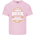 I Brew Beer What's Your Superpower? Alcohol Mens Cotton T-Shirt Tee Top Light Pink