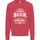 I Brew Beer What's Your Superpower? Alcohol Mens Sweatshirt Jumper Heliconia