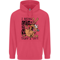 I Bring Crazy Stuff & Sh#t Funny Dog Childrens Kids Hoodie Heliconia