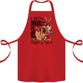 I Bring Crazy Stuff & Sh#t Funny Dog Cotton Apron 100% Organic Red