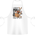 I Bring Crazy Stuff & Sh#t Funny Dog Cotton Apron 100% Organic White