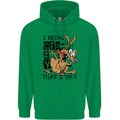 I Bring Crazy Stuff & Sh#t Funny Dog Mens 80% Cotton Hoodie Irish Green