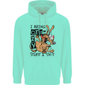 I Bring Crazy Stuff & Sh#t Funny Dog Mens 80% Cotton Hoodie Peppermint