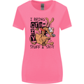 I Bring Crazy Stuff & Sh#t Funny Dog Womens Wider Cut T-Shirt Azalea