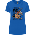 I Bring Crazy Stuff & Sh#t Funny Dog Womens Wider Cut T-Shirt Royal Blue