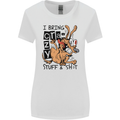 I Bring Crazy Stuff & Sh#t Funny Dog Womens Wider Cut T-Shirt White