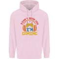 I Can't Hear You I'm Gaming Funny Gaming Childrens Kids Hoodie Light Pink
