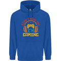 I Can't Hear You I'm Gaming Funny Gaming Childrens Kids Hoodie Royal Blue