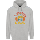 I Can't Hear You I'm Gaming Funny Gaming Childrens Kids Hoodie Sports Grey