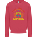 I Can't Hear You I'm Gaming Funny Gaming Mens Sweatshirt Jumper Heliconia