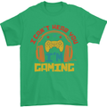 I Can't Hear You I'm Gaming Funny Gaming Mens T-Shirt Cotton Gildan Irish Green