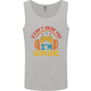 I Can't Hear You I'm Gaming Funny Gaming Mens Vest Tank Top Sports Grey